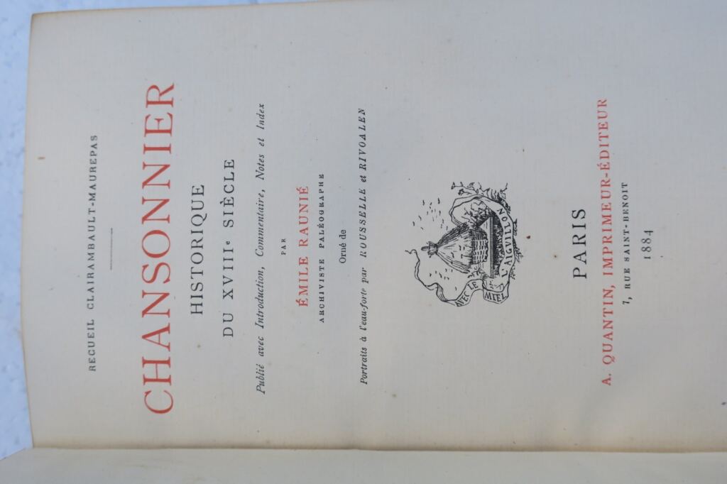 Historisches Liederbuch des 18. Jahrhunderts