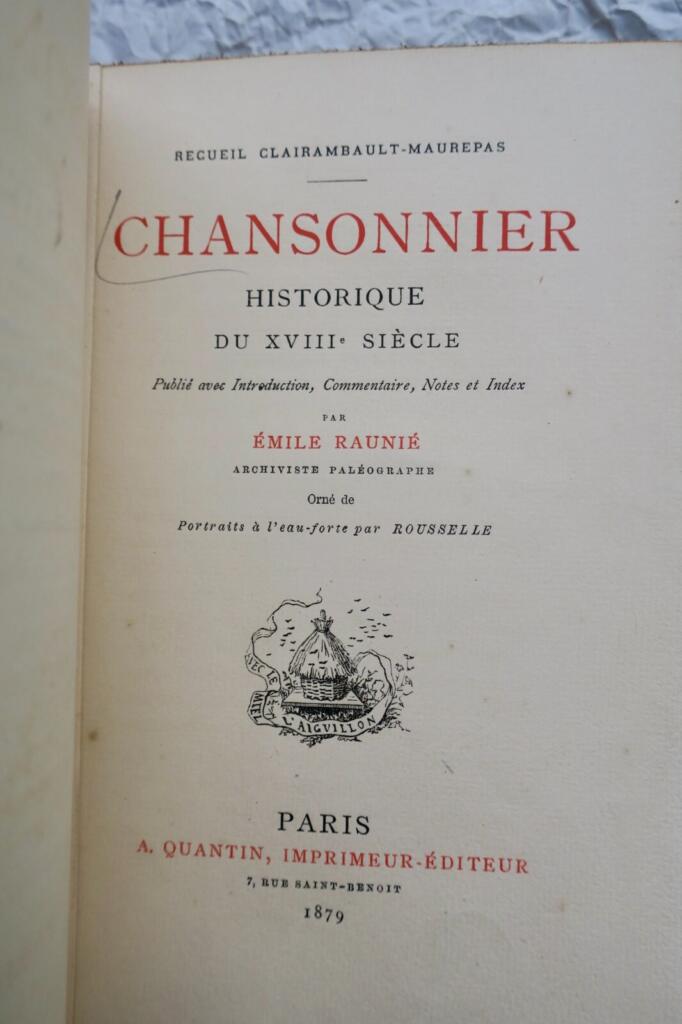 Historisches Liederbuch des 18. Jahrhunderts