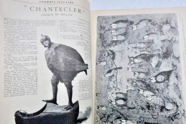 シャンテクレール挿絵版とザマコイスの自筆書簡