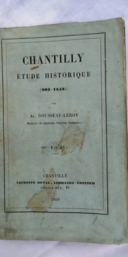 Historische Studie über Chantilly