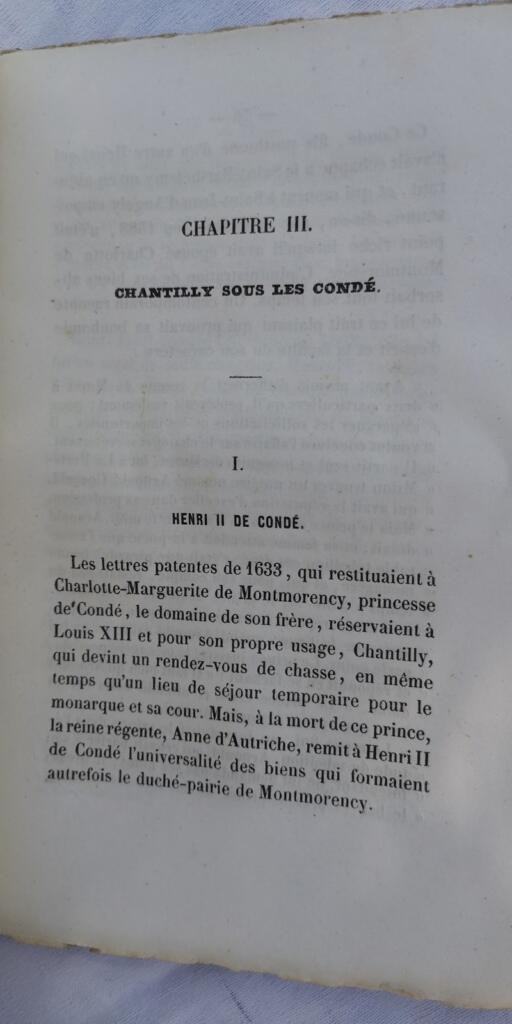 Historische Studie über Chantilly