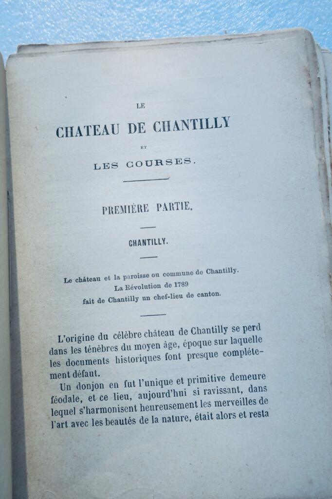 Chantilly Castle and Racing