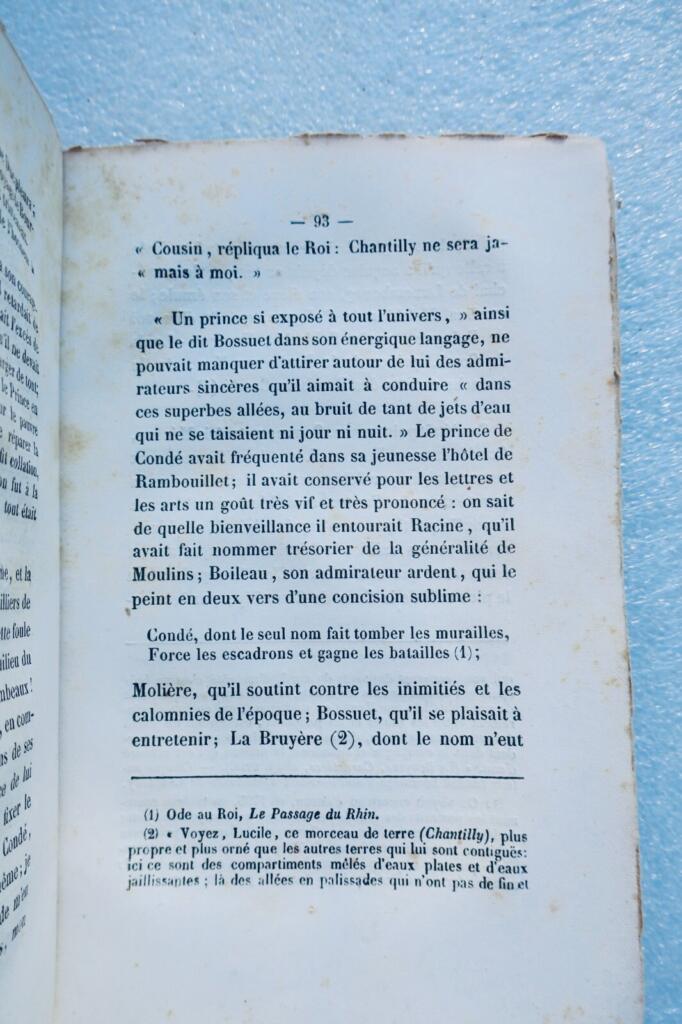 Chantilly Historical Study 900-1858