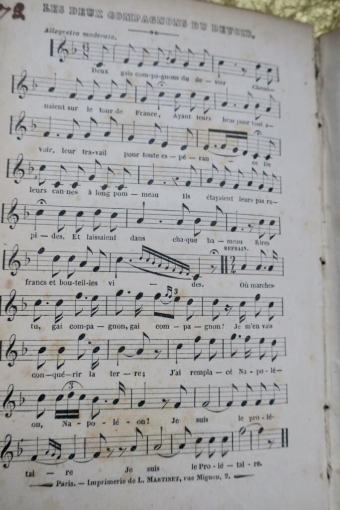 Chants et chansons de Pierre Dupont 1851