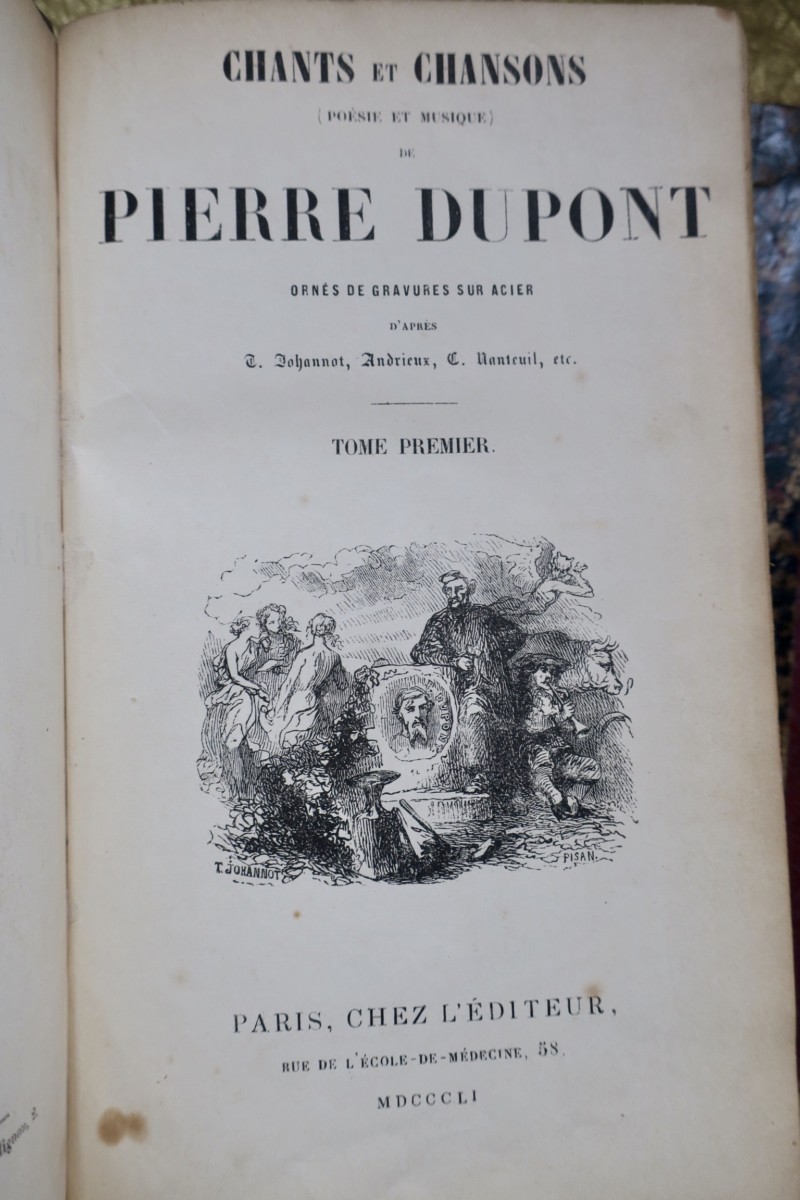 Gesänge und Lieder von DUPONT mit BAUDELAIRE-Vorwort - Image 3