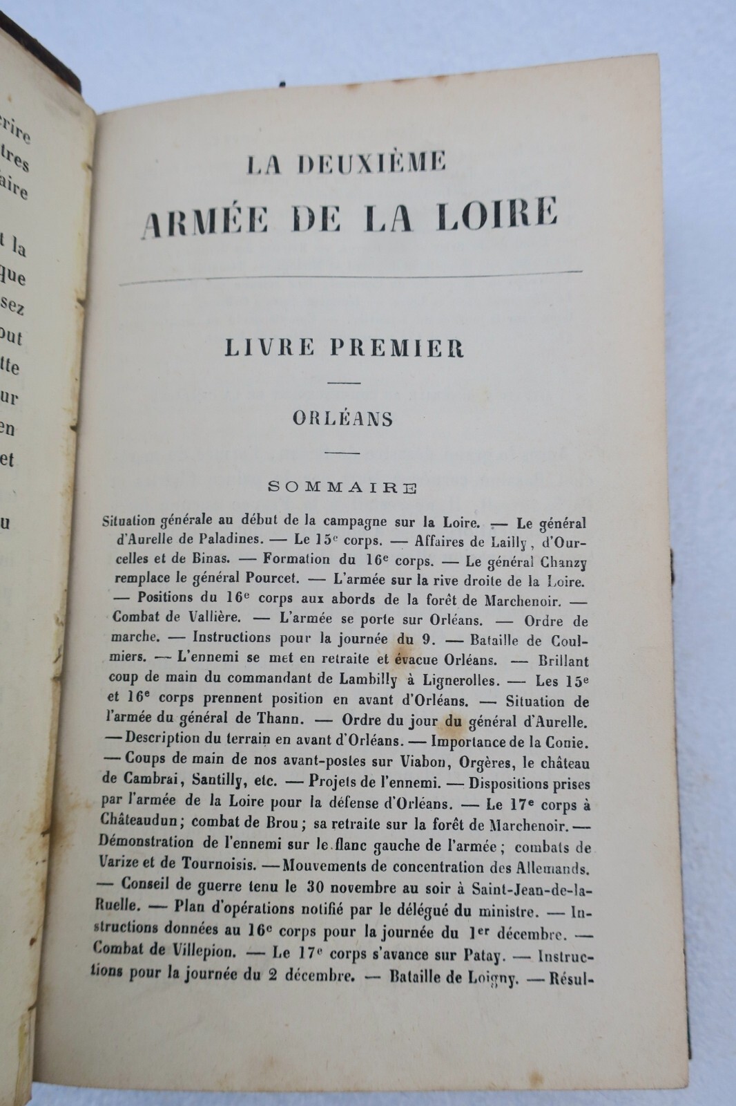 CHANZY Campagne de 1870-1871. La deuxième armée de la Loire - La Librairie Antique