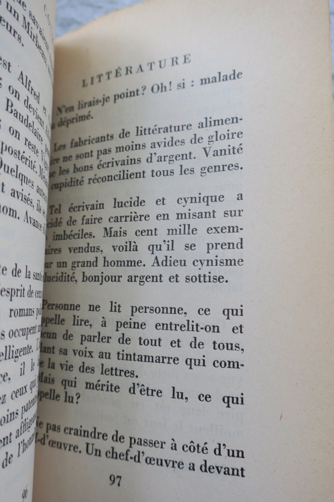 Maurice Chapelains Main courante mit Widmung - Image 4