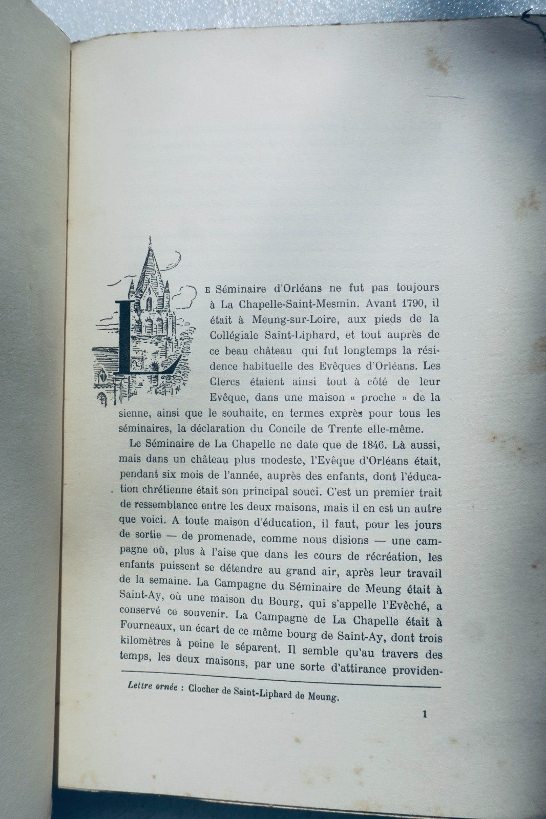 Kapelle Saint-Mesmin – Geschichte des Kleinen Seminars, 1913