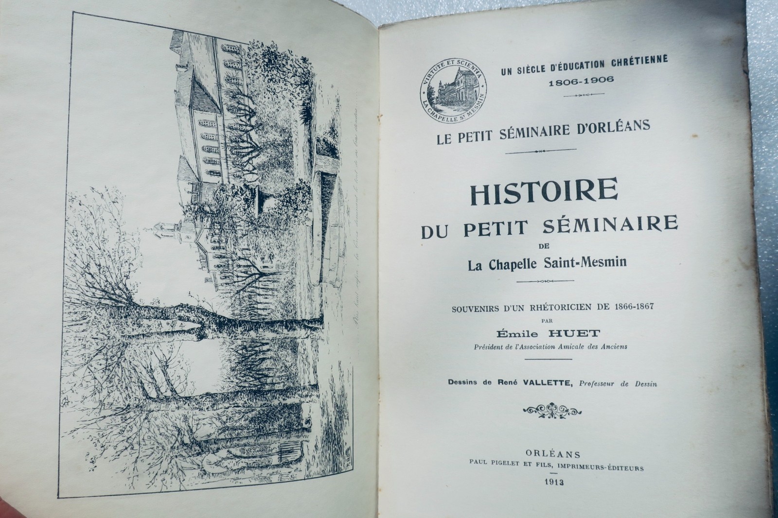 Kapelle Saint-Mesmin – Geschichte des Kleinen Seminars, 1913
