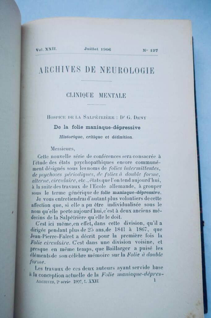 Charcot Archives de Neurologie – Revue des Maladies nerveuses et mentales