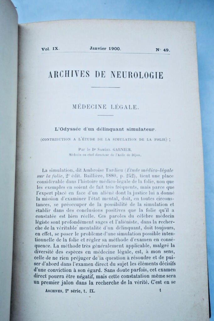 Charcot Archives de Neurologie – Revue des Maladies nerveuses et mentales