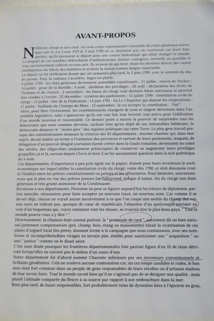 Historische Erinnerungen an Charente-Maritime