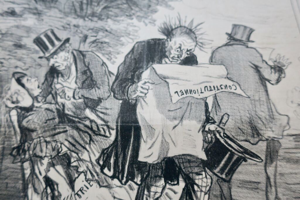 Satirische Illustrationen von 1851