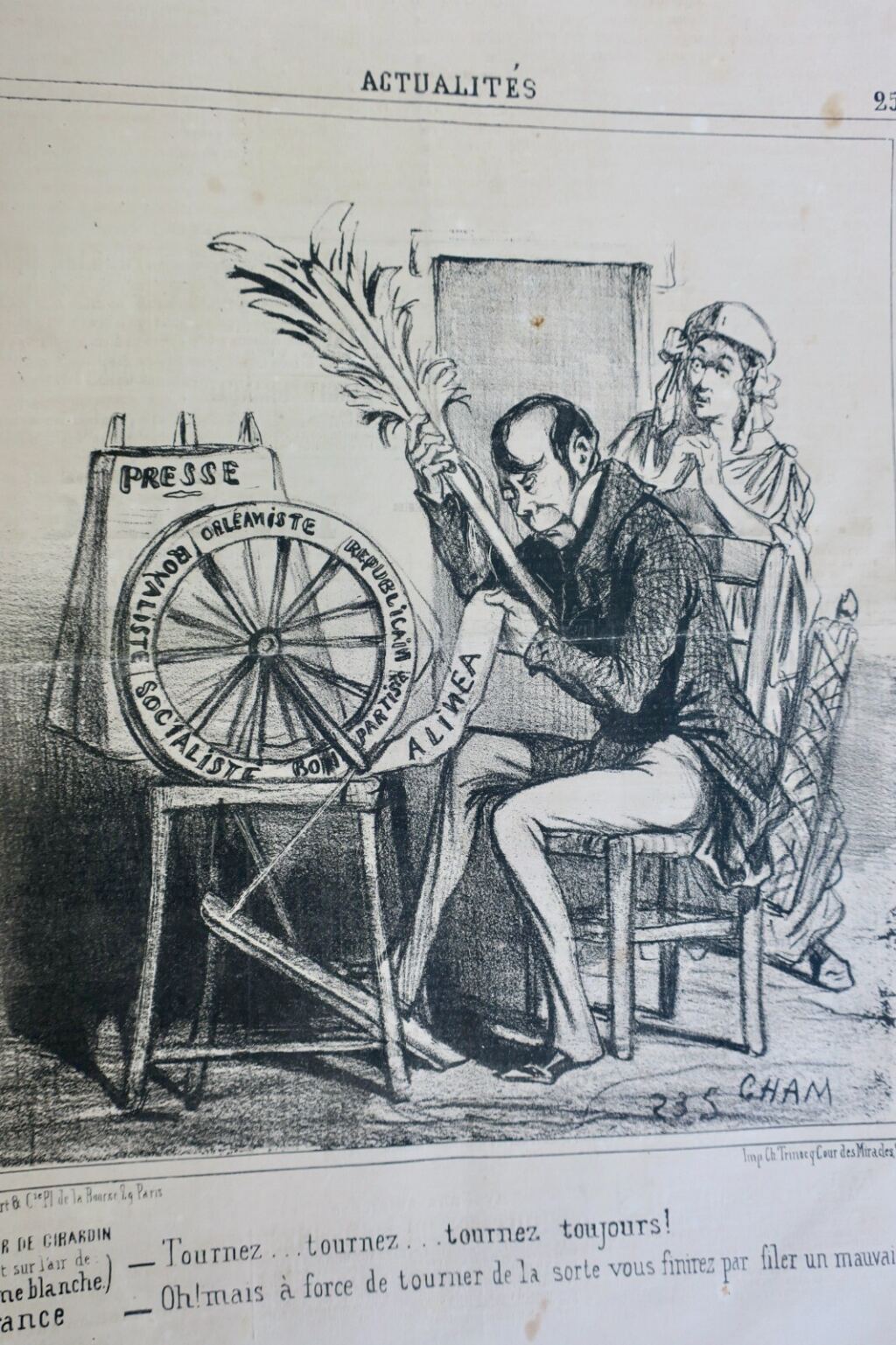 Satirische Illustrationen von 1851