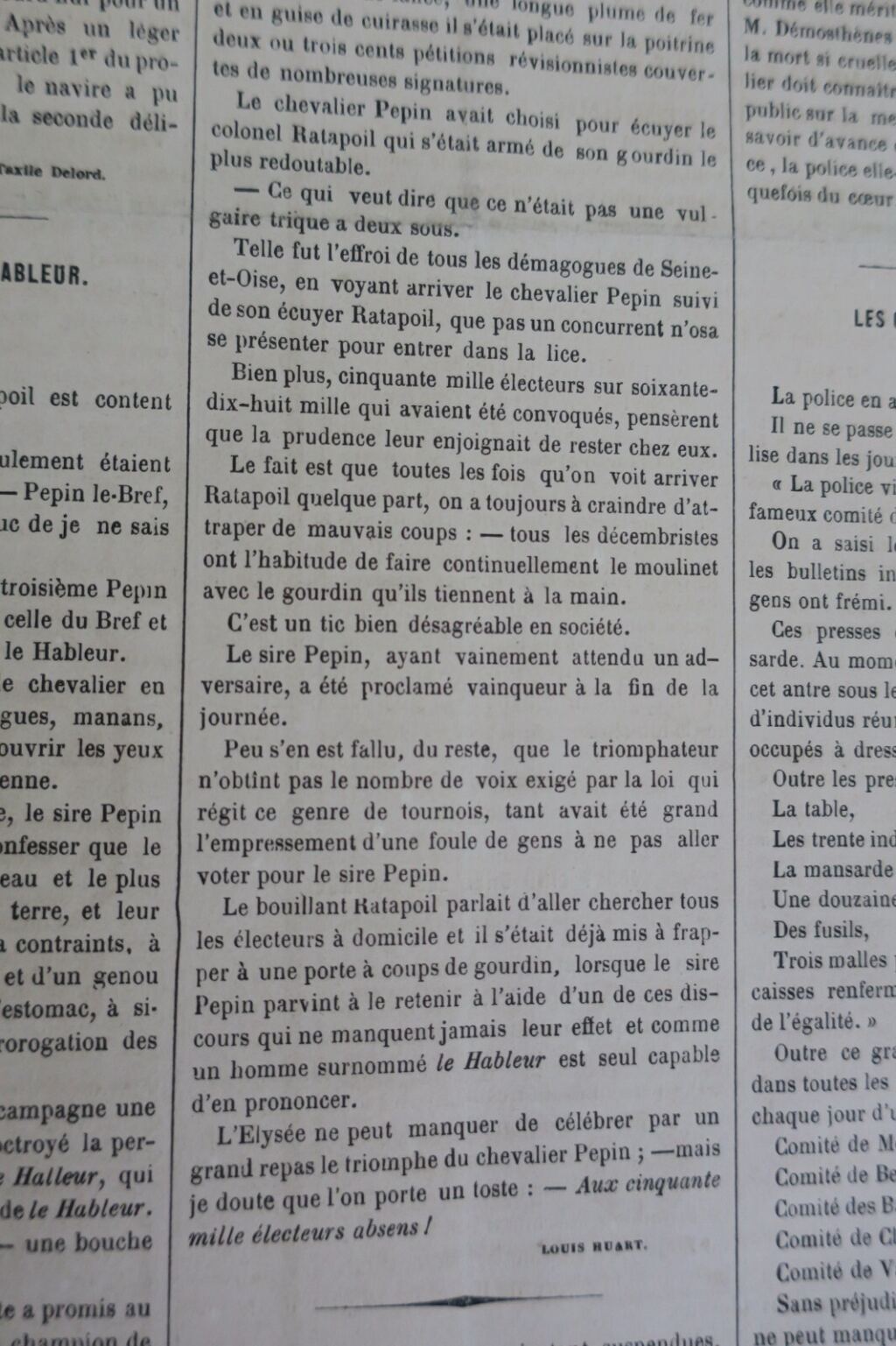 Satirische Illustrationen von 1851