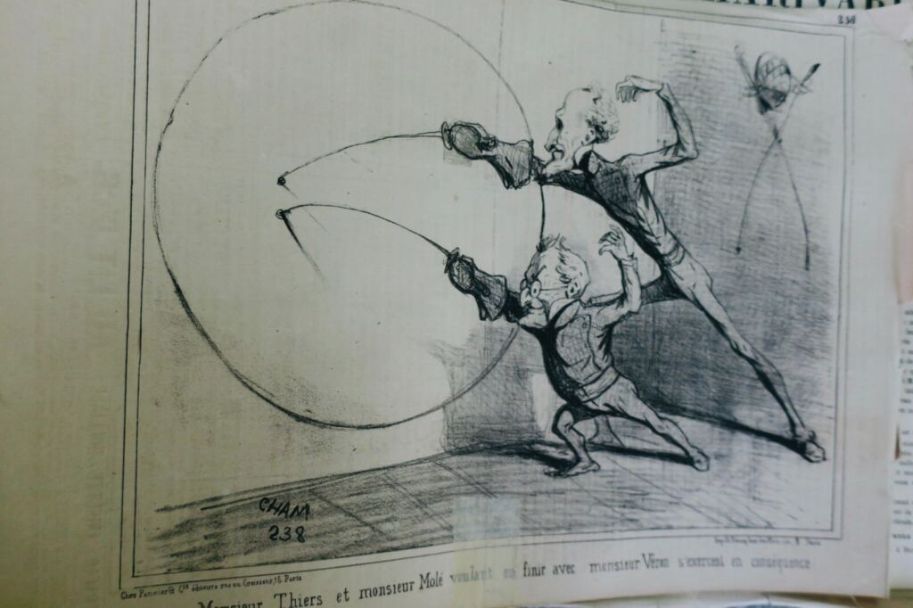 Satirische Illustrationen von 1851