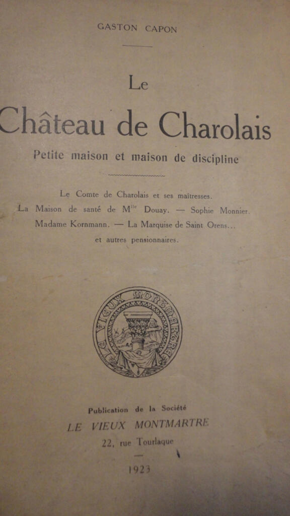 Charolais le chateau de charolais par Capon 1923