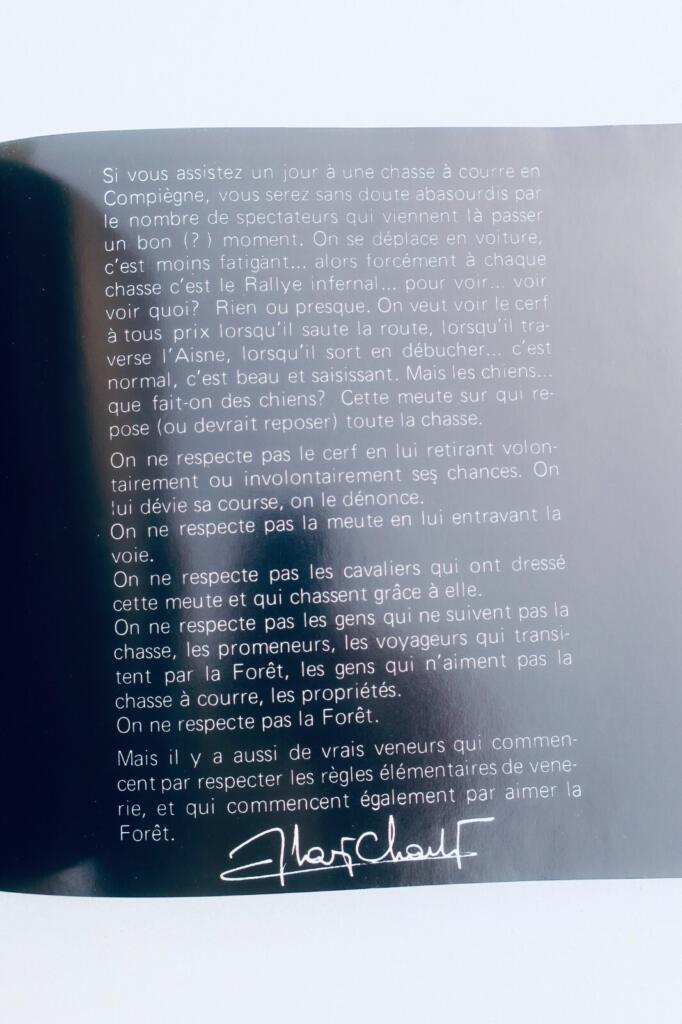 Eine Jagderzählung von Alain Chartier