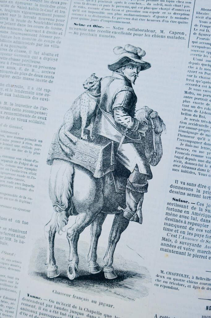 Hunting periodical with wood engravings, 1872-73