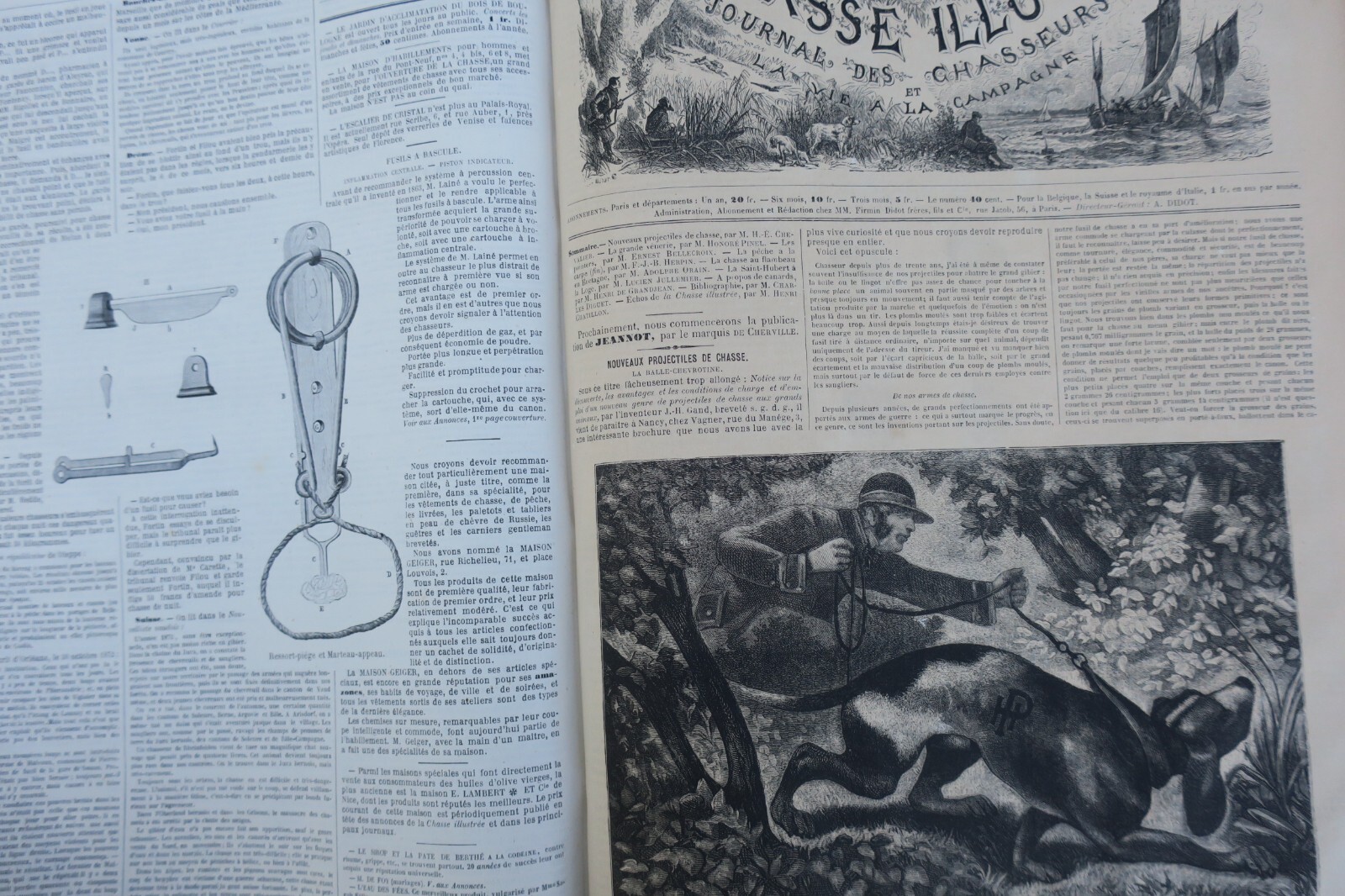 Chasse illustrée - Journal des chasseurs et de la vie à la campagne 1872-73 – Image 16