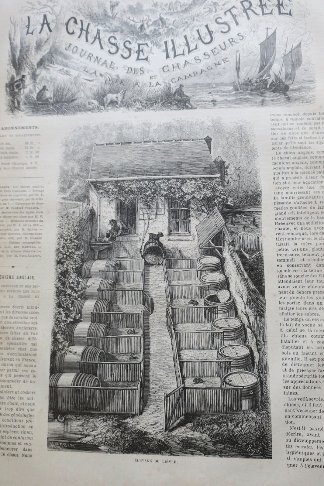 Hunting Journal with Woodcut Illustrations, 1879 - Image 12