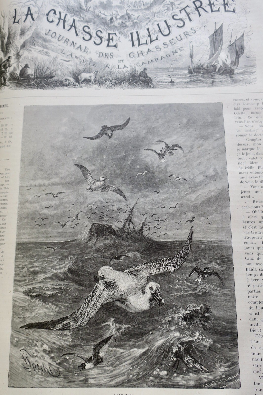 Chasse illustrée - Journal des chasseurs et de la vie à la campagne 1880 – Image 3