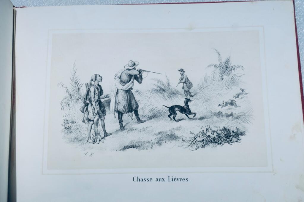 Jagd-Szenen in Afrika