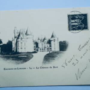 château de Bort environ de Limoges 1901