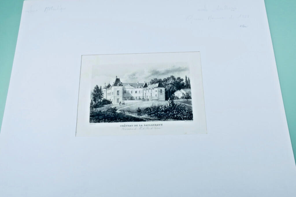 Engraving of Château de la Seilleraye