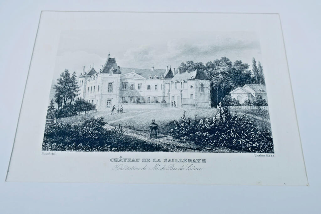 Engraving of Château de la Seilleraye