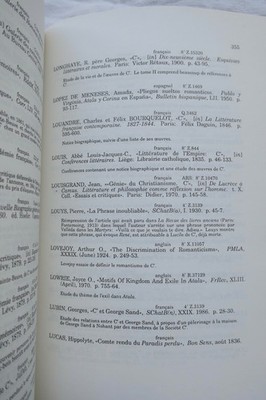 Kritische Bibliografie über Chateaubriand 1801-1986