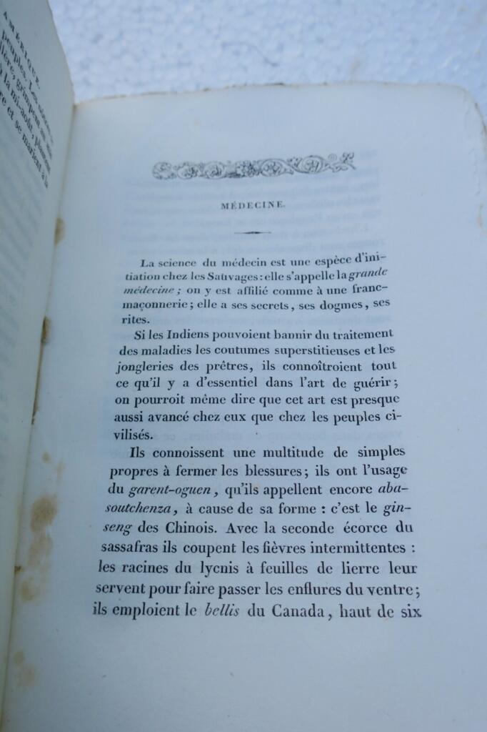 CHATEAUBRIAND (Le Vicomte de) Voyage en Amérique 1833
