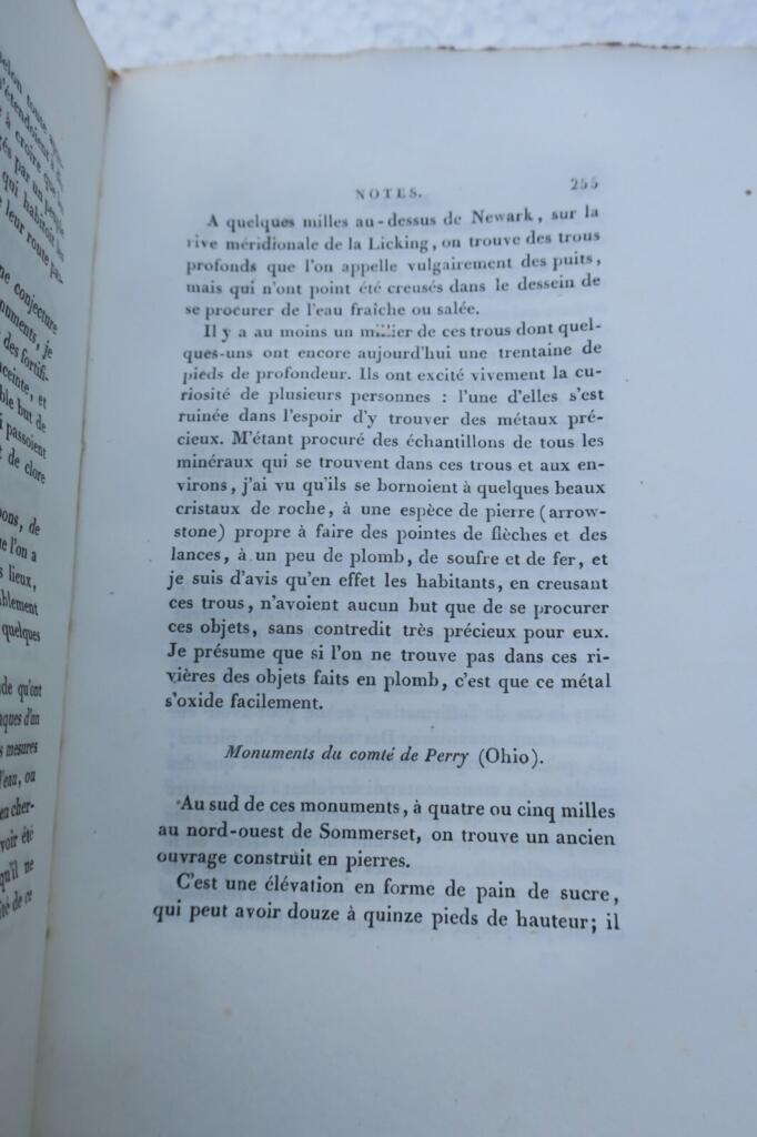 CHATEAUBRIAND (Le Vicomte de) Voyage en Amérique 1833