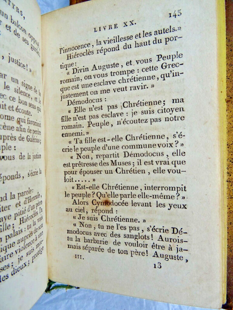 CHATEAUBRIAND Les Martyrs ou le triomphe de la religion 1809