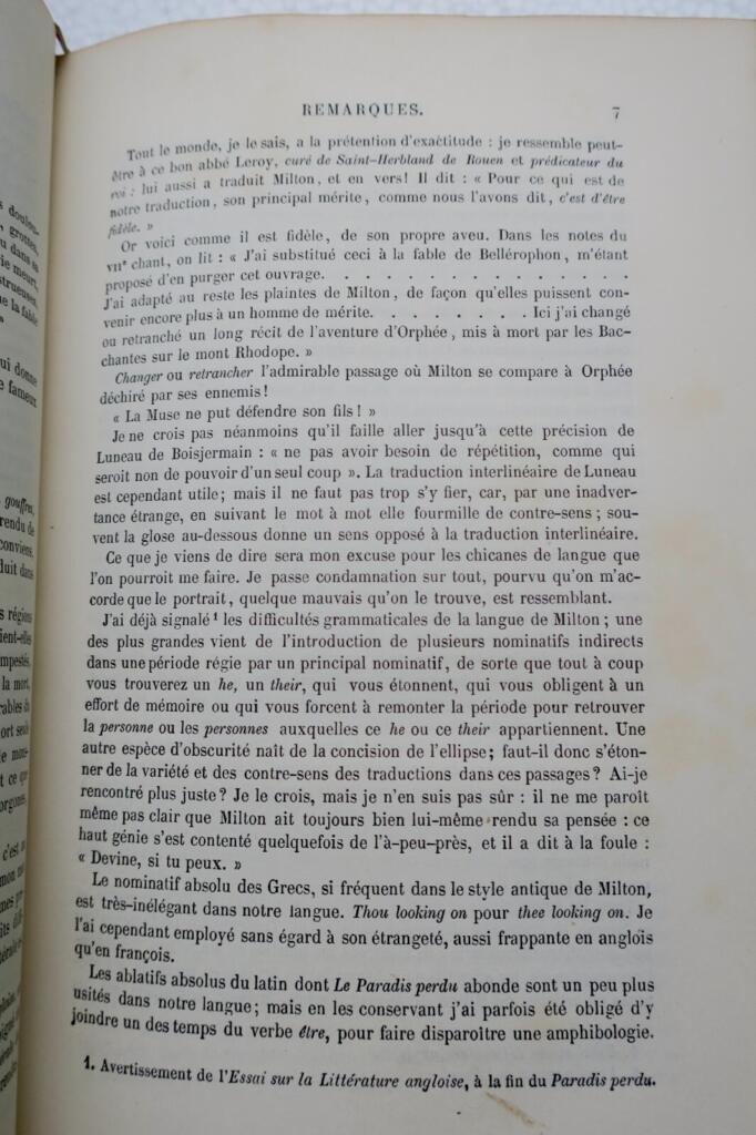 CHATEAUBRIAND paradis perdu