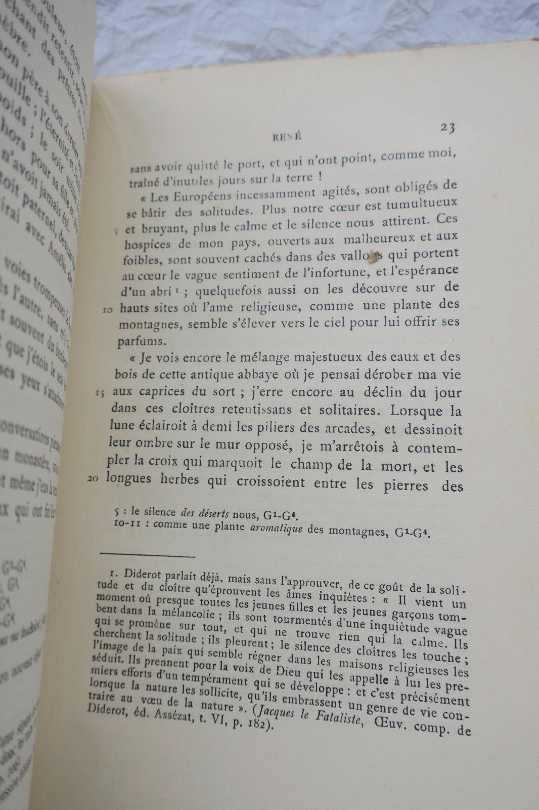 René by Chateaubriand: Critical Edition 1935 - Image 3