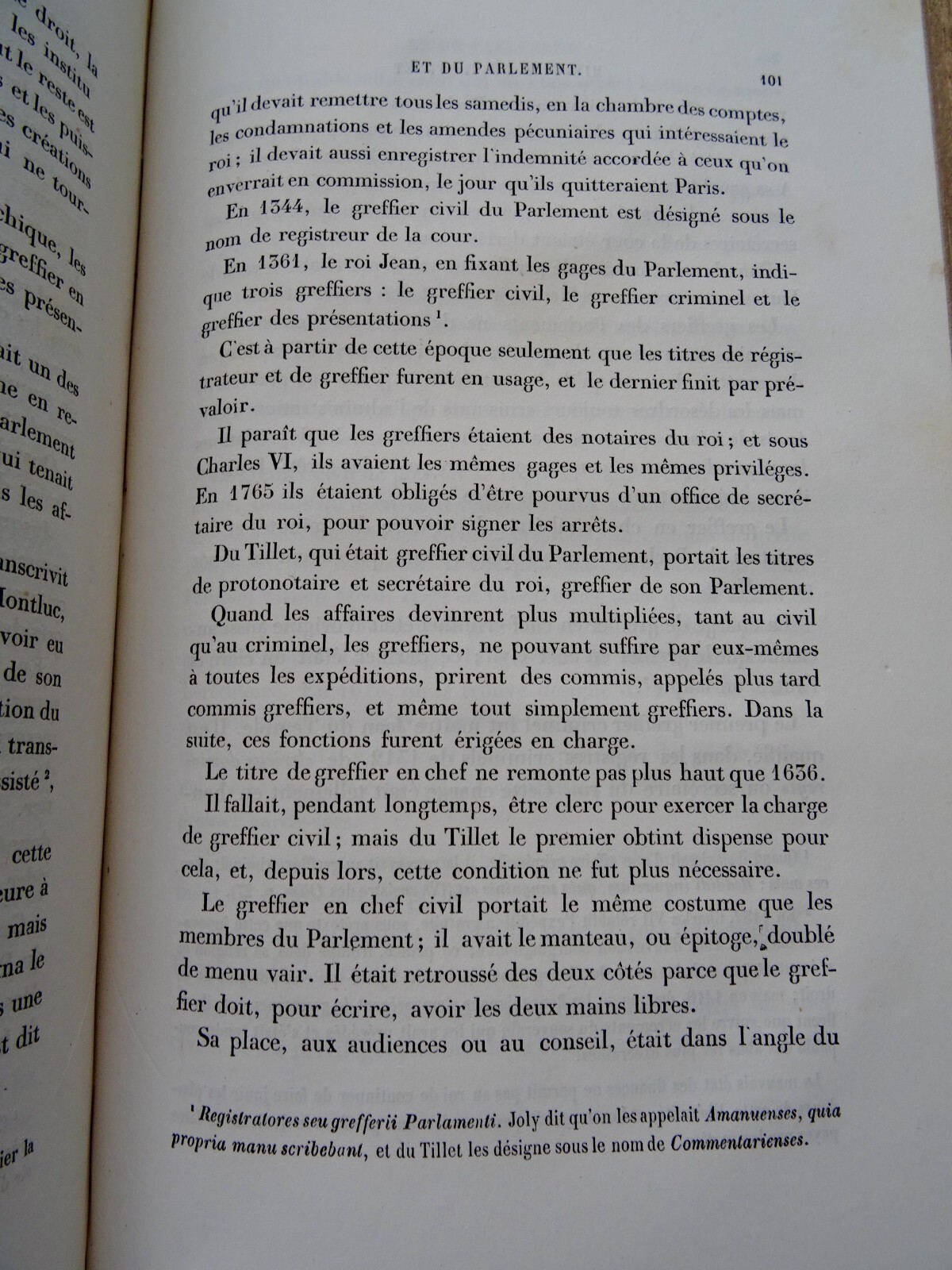 Chatelet Histoire du Chatelet et du Parlement de Paris 1847 - La Librairie Antique