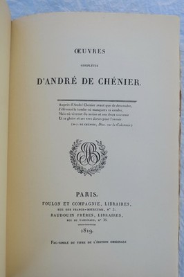 Gedichte von André Chénier