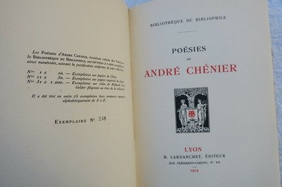Gedichte von André Chénier