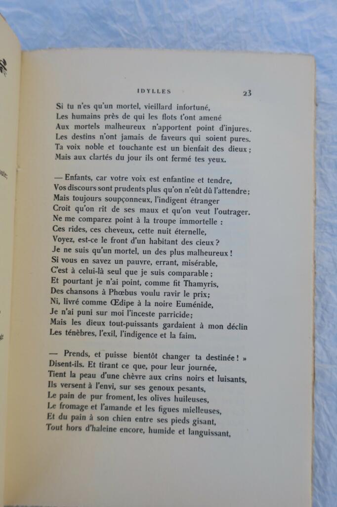 Collection of Poems by André Chénier