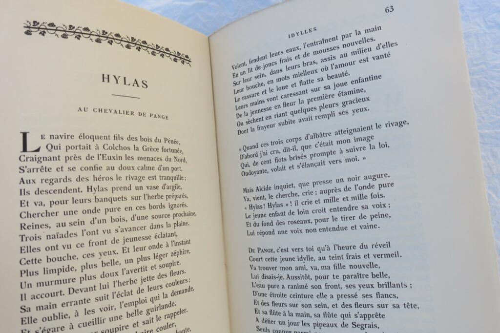 Collection of Poems by André Chénier