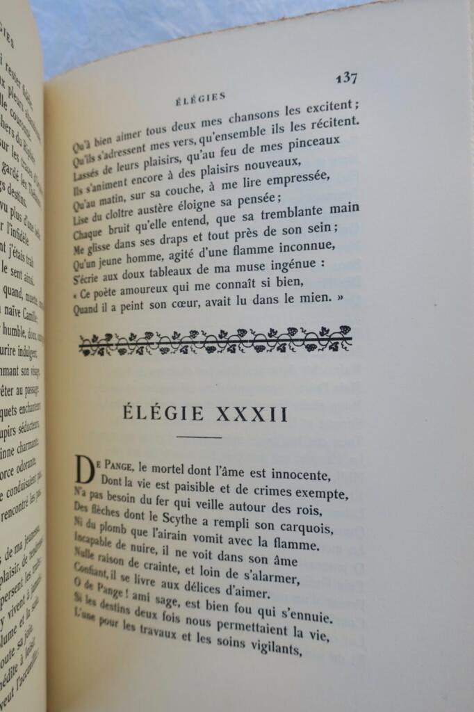 Collection of Poems by André Chénier