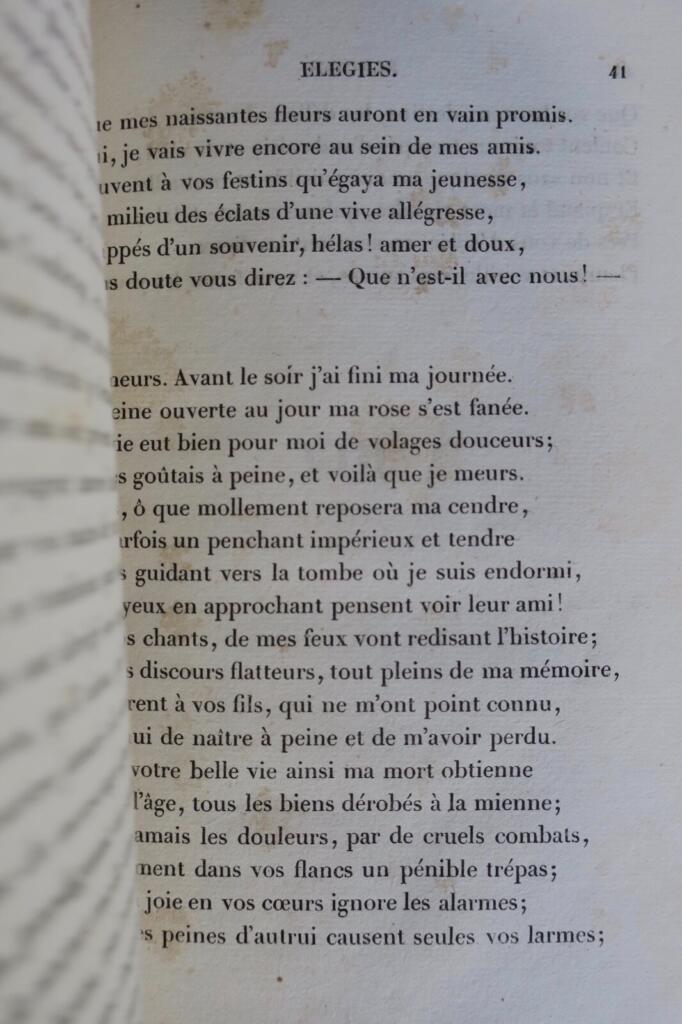 Chénier Poésies posthumes et inédites.1833