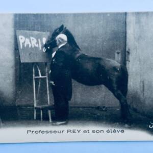 cheval AUCH - GERS LE PROFESSEUR REY ET SON ELEVE