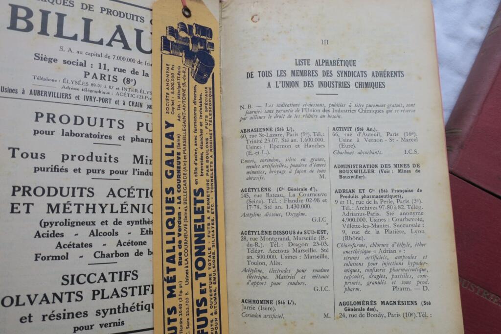Rare chemistry industry directory