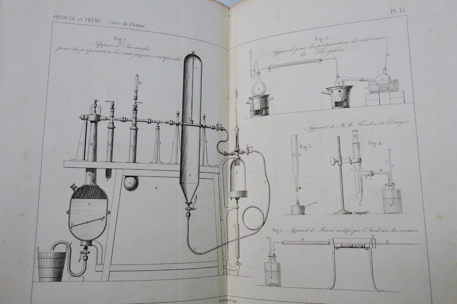 Cours de chimie chimie générale atlas 1850