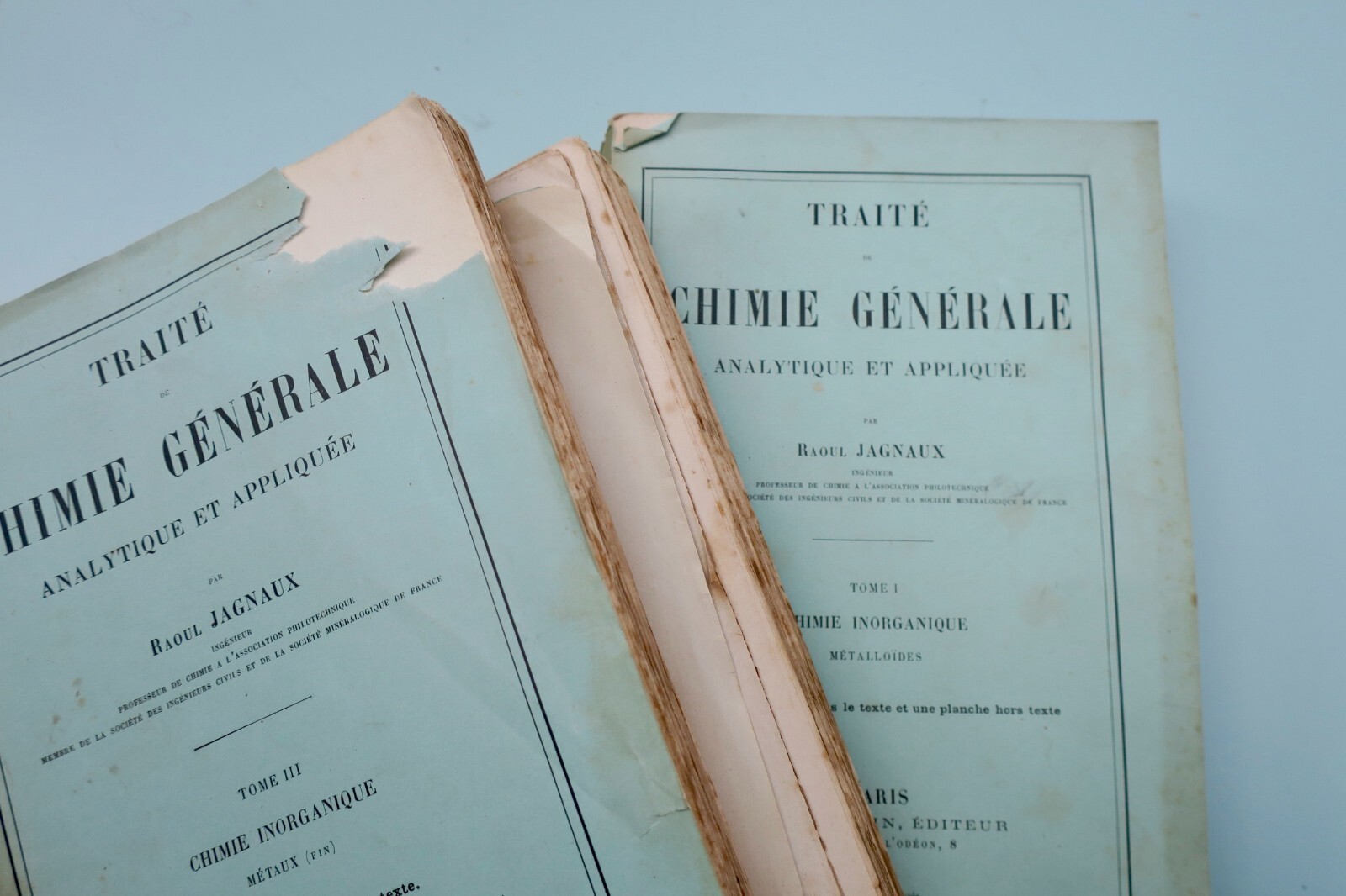 Chimie Jagnaux Traité de chimie générale, analytique et appliquée INORGANIQUE - La Librairie Antique
