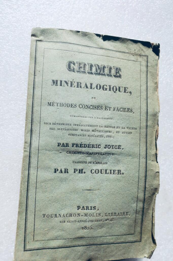 Chimie minéralogique ou méthode concise et facile 1825
