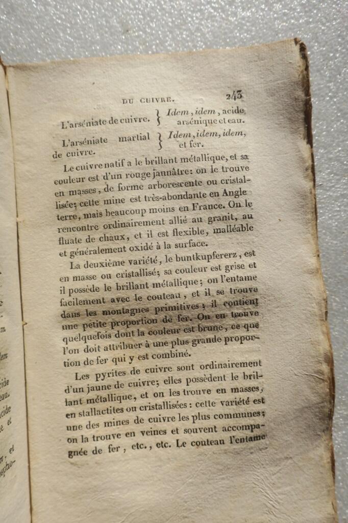 Chimie minéralogique ou méthode concise et facile 1825