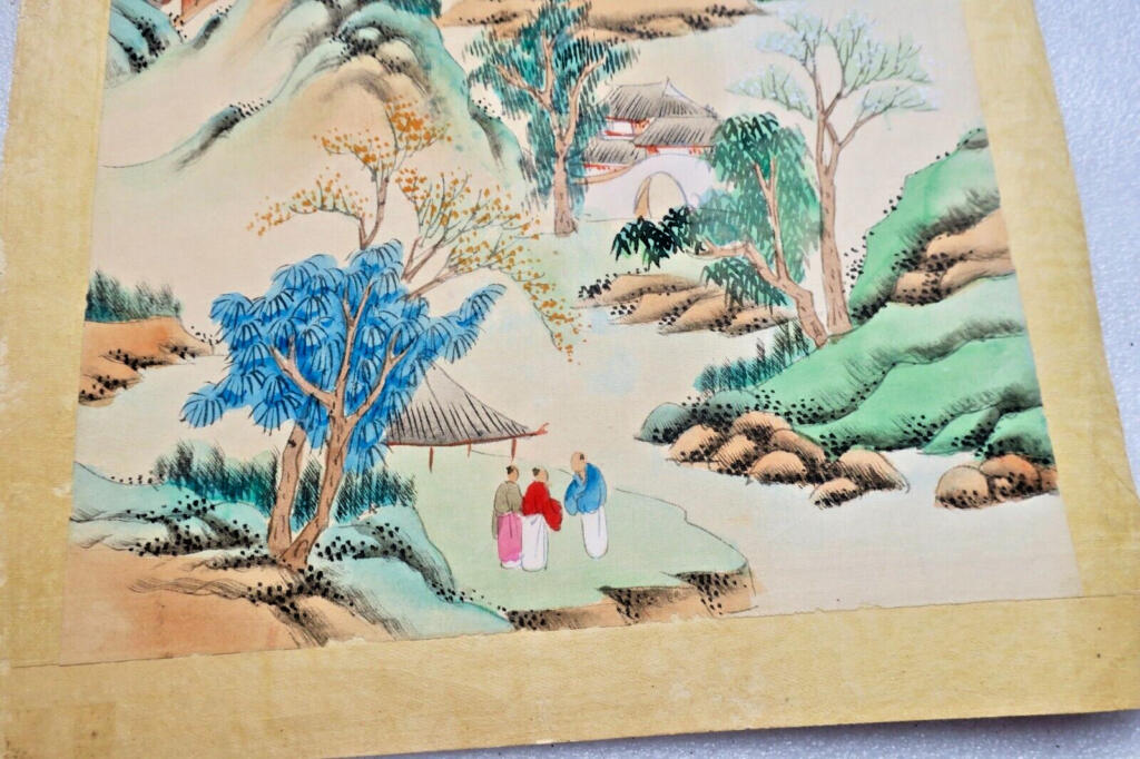 Schöner chinesischer Aquarelldruck